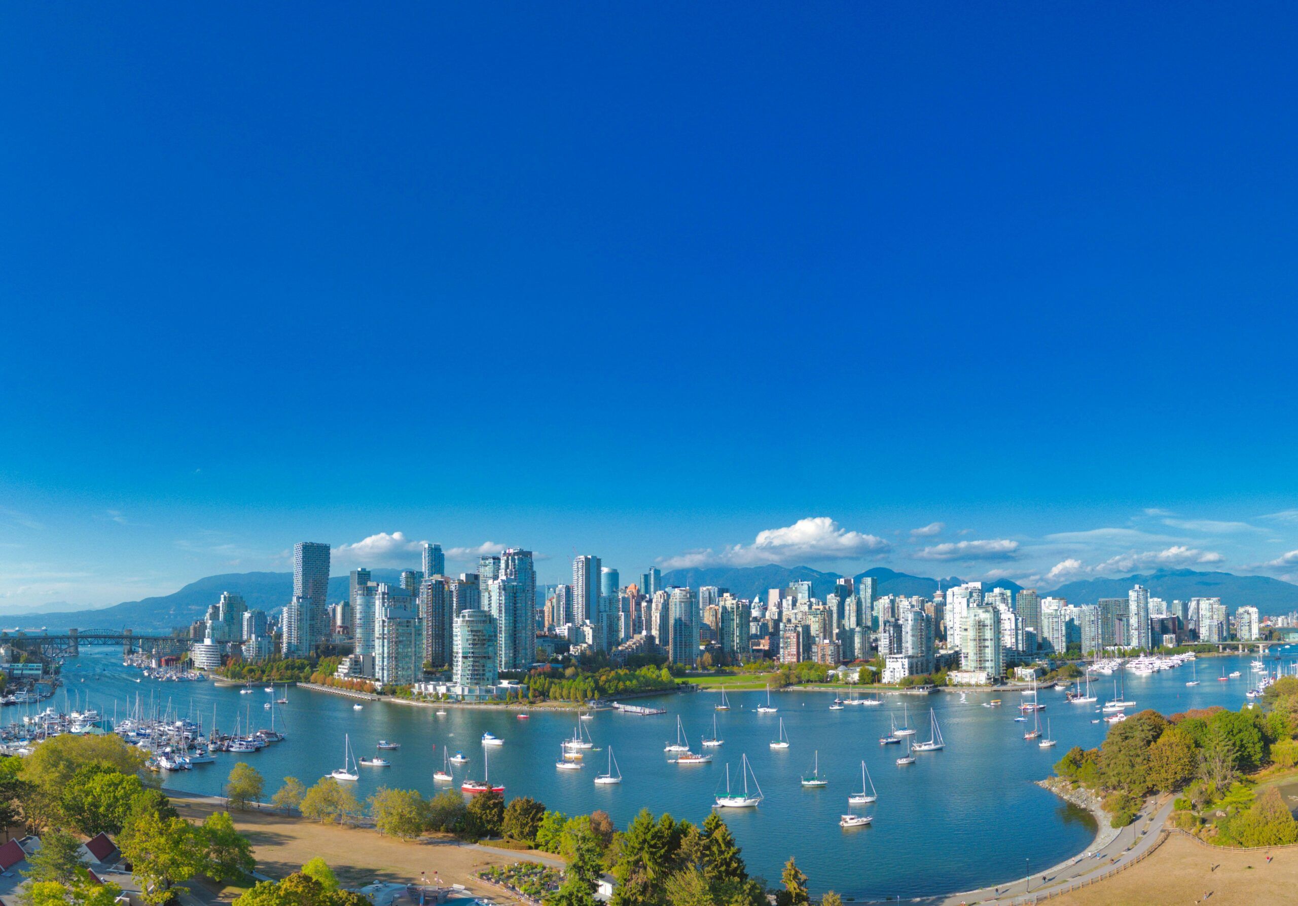 Vancouver skyline and harbour